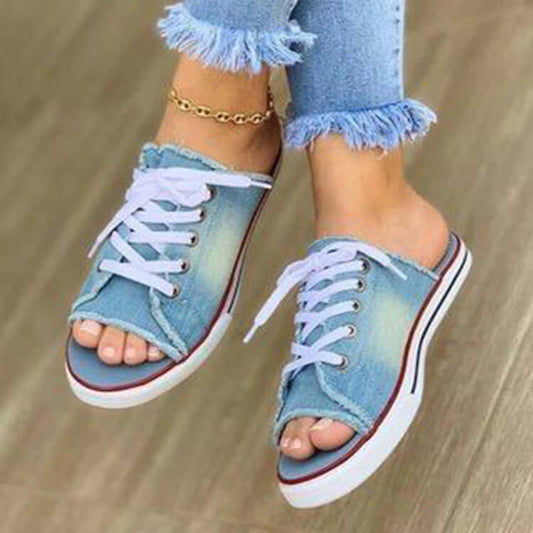These open-toe canvas sneaker sandals are perfect for any casual occasion. Whether you're strolling through the park, or running errands. you will get noticed.