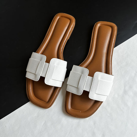 Sandalias sin cordones para mujer