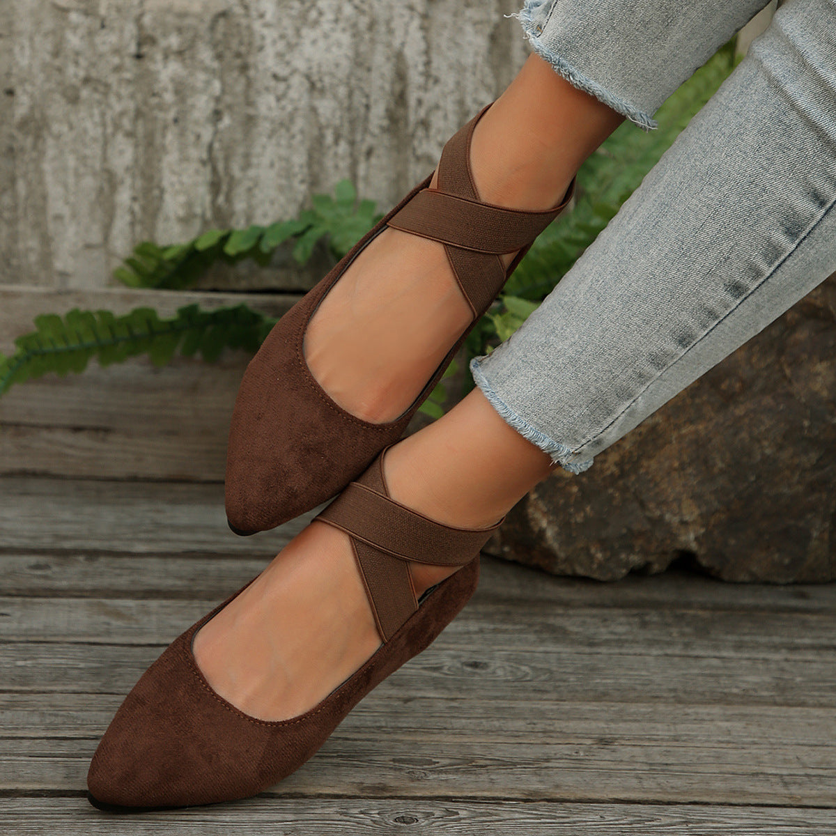 Women's Casual Strappy Loafer Shoes