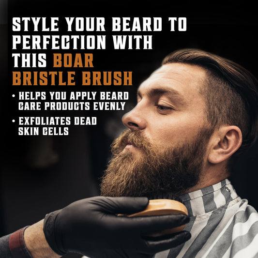 Viking Revolution Beard Grooming Set - Brush & Comb Kit