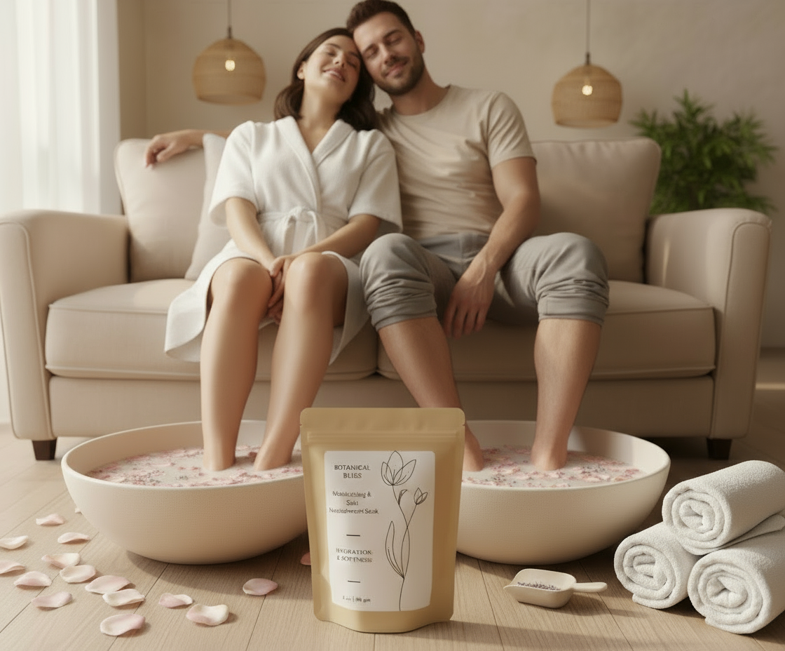 Baño de pies botánico de 3.5 oz