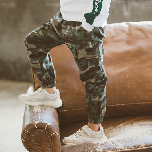 Children's Camouflage Cargo Pants