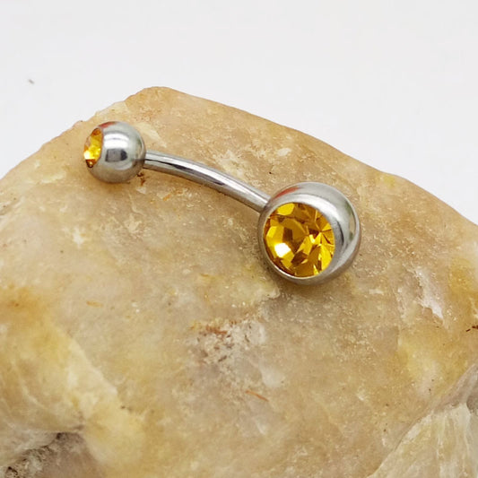 Hypoallergenic Titanium Steel Navel Buckle Belly Jewelry