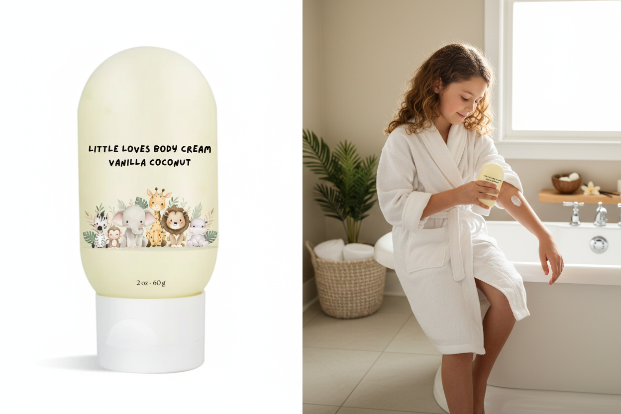 Little Loves Body Cream Vanilla Coconut - Tween scene