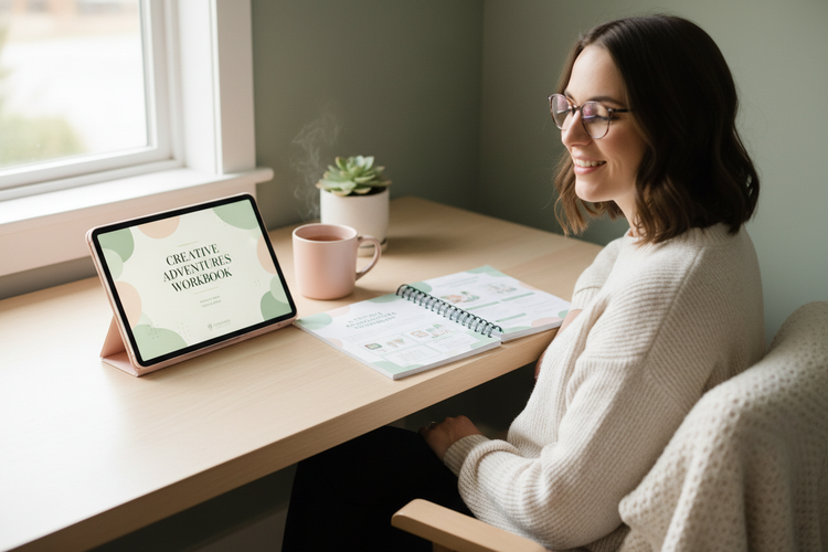Digital Guides & Workbooks with Person
