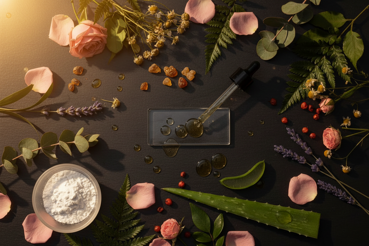 Dark Moody Ingredient Layout