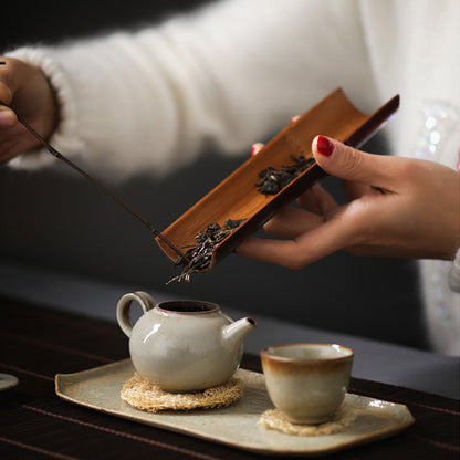 Zen Lotus Bamboo Tea Shovel & Needle set