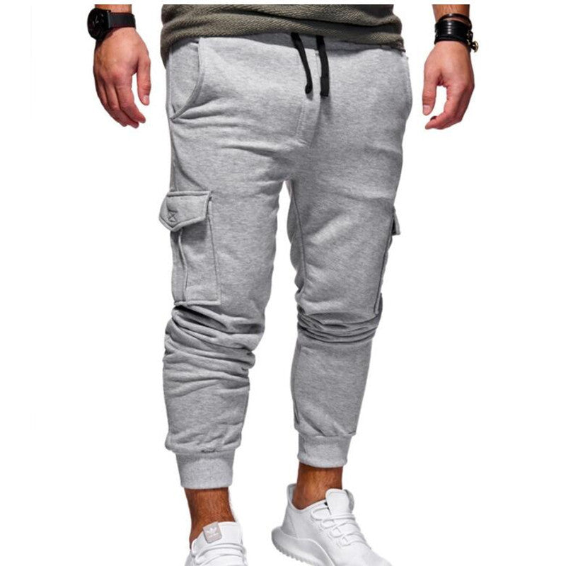 Men's trendy jogger trousers made from stretchy lycra polyester fabric are perfect for casual outings like lunch dates, movie nights, cruises, and even back-to-school activities. Size: M, L, XL, 2XL --, 3XL --, 4XL