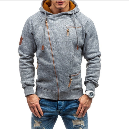 This stylish men's hooded zipper sweater is suitable for any occasion, including work, school, and nights out. S M L XL 2XL 3XL bust 100 105 110 115 120 125 Length 70 71 72 73 74 75 sleeve length 66 67 68 69 70 71 shoulder width 44 46 48 50 52 54