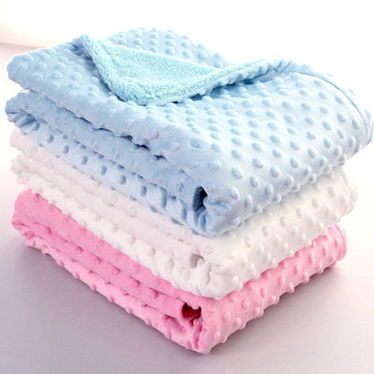 Newborn Polar Dot Baby Swaddle Blanket