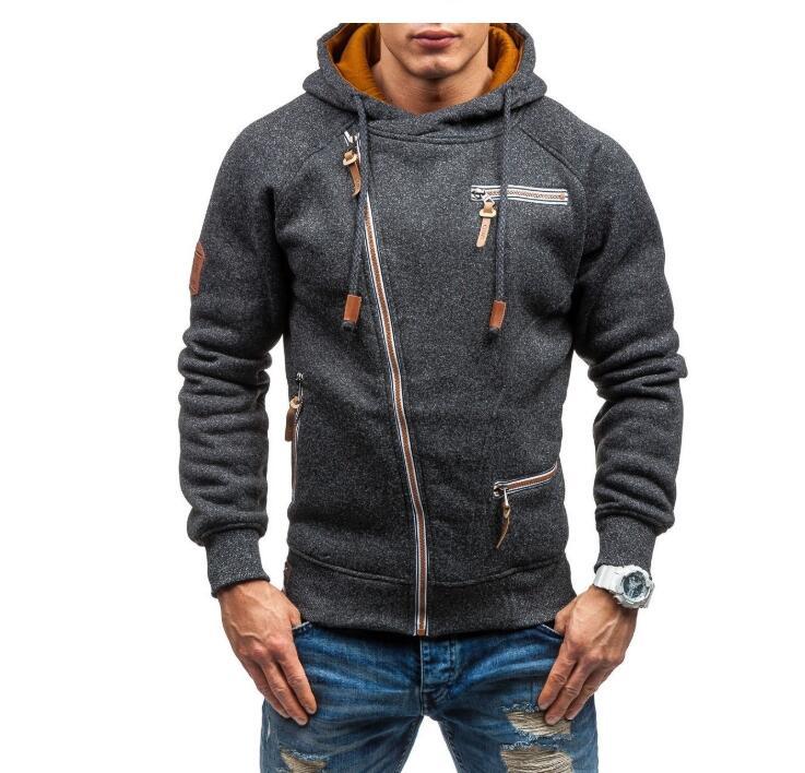 This stylish men's hooded zipper sweater is suitable for any occasion, including work, school, and nights out. S M L XL 2XL 3XL bust 100 105 110 115 120 125 Length 70 71 72 73 74 75 sleeve length 66 67 68 69 70 71 shoulder width 44 46 48 50 52 54