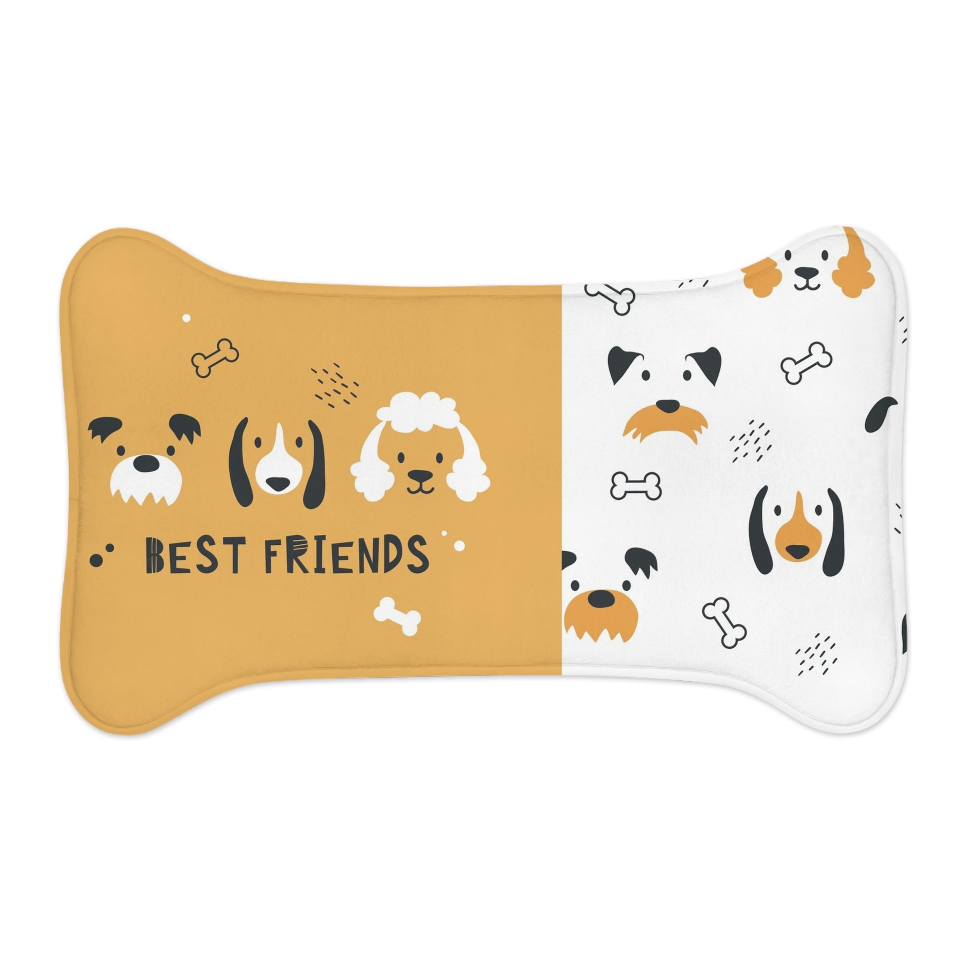 bone shaped dog feeding mat 