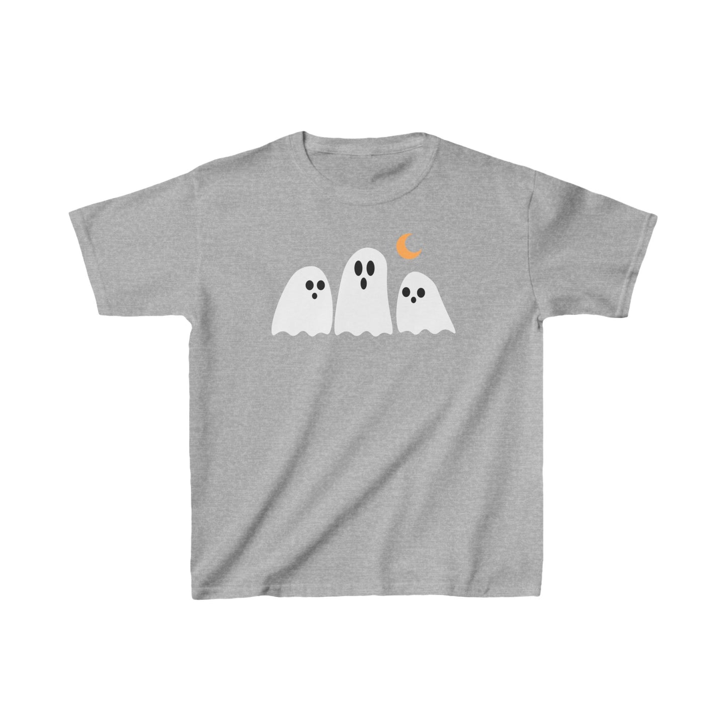 This vintage-inspired Ghost Kids Tee, made from soft, midweight US cotton, offers a sophisticated and timeless style suitable for everyday wear. Its crew neckline and pearlized tear-away labels add to its luxurious feel, while its ethical and sustainable