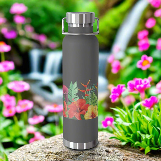 Yoga Lover Gift Travel Companion Stay Hydrated Outdoor Enthusiast Nature Inspired Insulated Bottle Gift for Her Flower Lover Gift Floral Garden Eco-Friendly Choice Copper Vacuum Birthday Gift Idea22oz Capacity workout work from home gift for coworker Hiking Essential gym gym water bottle