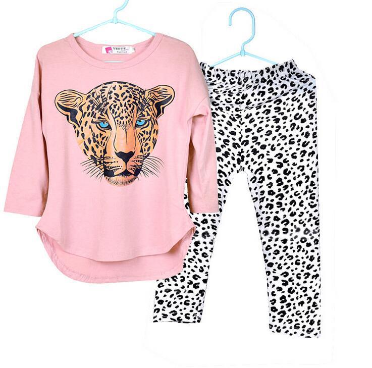 Dress your little one in this adorable animal print shirt and legging set, great for any occasion - whether it's a day at the park, a birthday party, or just lounging at home. The vibrant print and comfortable material will keep them stylish and content a