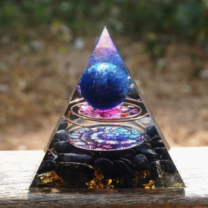 Natural Orgonite Reiki Energy Generator Healing Crystal