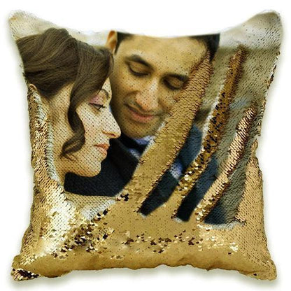 Experience the ultimate in personalized luxury with our CUSTIMO Photo Pet Sequins Pillow. Adorned with your chosen image, this one-of-a-kind pillow will make a memorable gift for your loved one. Simply upload a photo from your phone and let our skilled ar