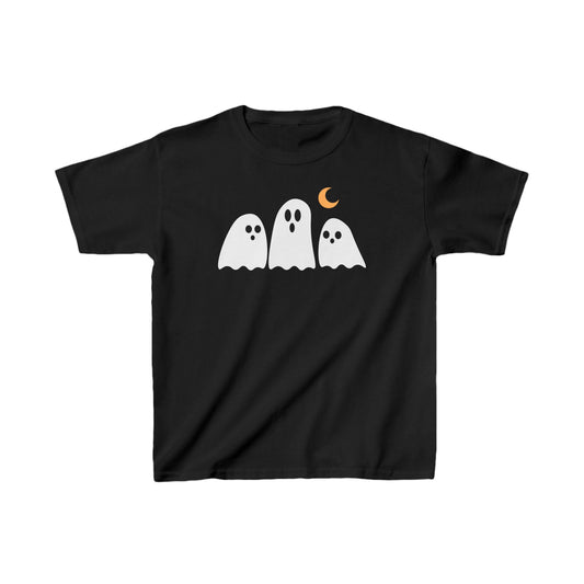 This vintage-inspired Ghost Kids Tee, made from soft, midweight US cotton, offers a sophisticated and timeless style suitable for everyday wear. Its crew neckline and pearlized tear-away labels add to its luxurious feel, while its ethical and sustainable