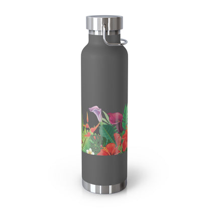 Yoga Lover Gift Travel Companion Stay Hydrated Outdoor Enthusiast Nature Inspired Insulated Bottle Gift for Her Flower Lover Gift Floral Garden Eco-Friendly Choice Copper Vacuum Birthday Gift Idea22oz Capacity workout work from home gift for coworker Hiking Essential gym gym water bottle