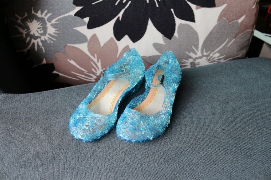 Girl's Crystal Jelly Sandals