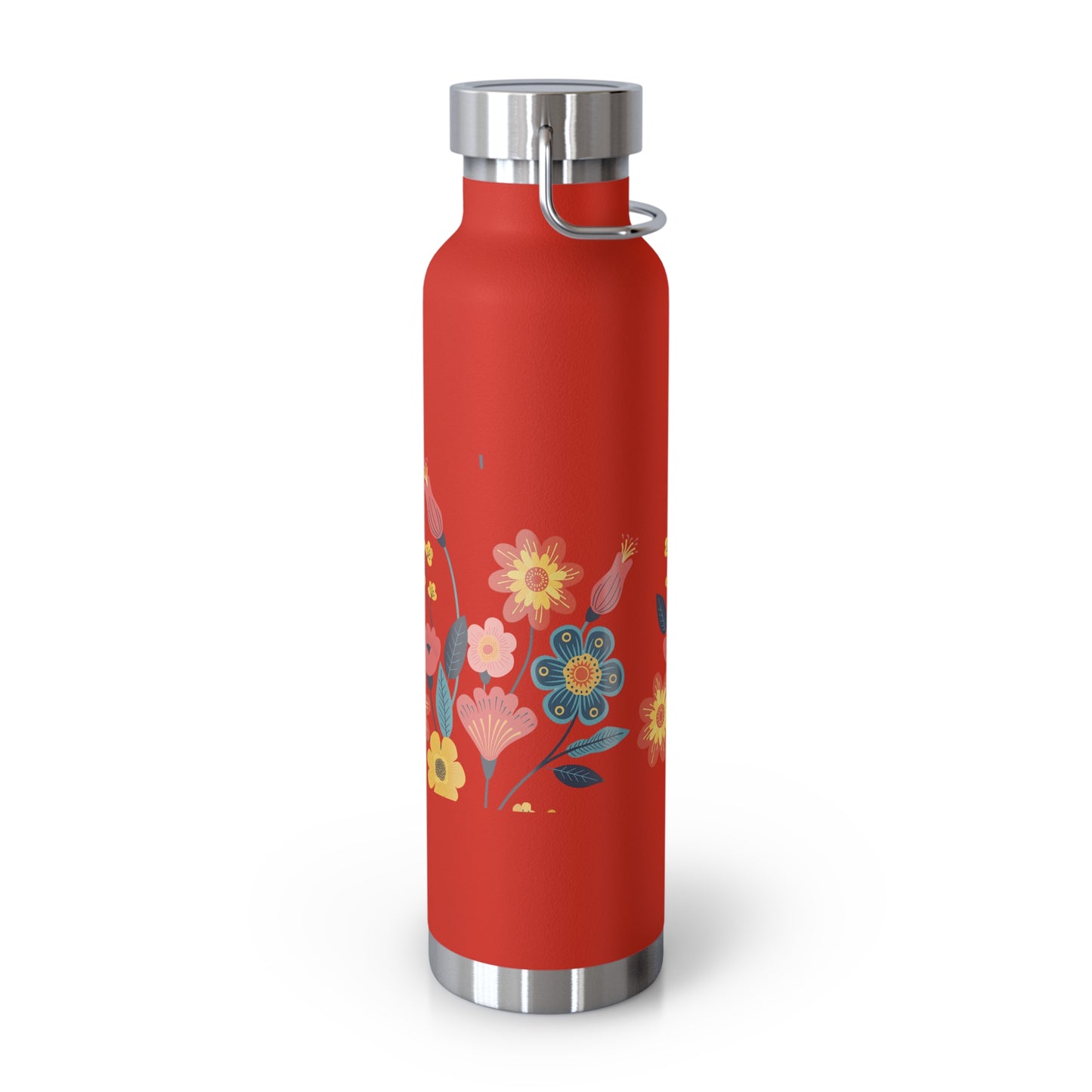 Yoga Lover Gift Travel Companion Stay Hydrated Outdoor Enthusiast Nature Inspired Insulated Bottle Gift for Her Flower Lover Gift Floral Garden Eco-Friendly Choice Copper Vacuum Birthday Gift Idea22oz Capacity workout work from home gift for coworker Hiking Essential gym gym water bottle