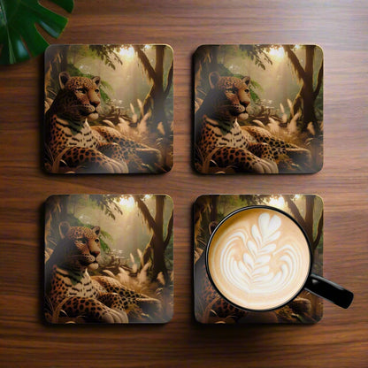 Leopard - Coaster Set