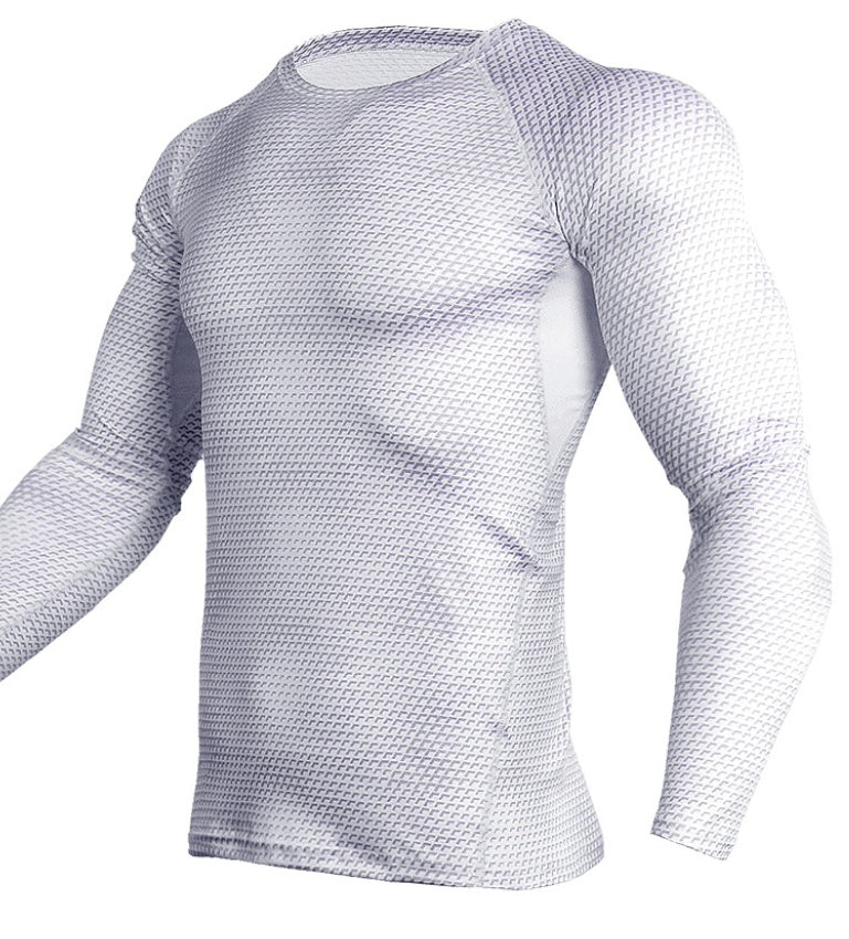 Overview: MAXIMUM COMPRESSION: Our men's long sleeve compression shirt provides superior compression to shoulder, chest, back, & abs for optimal athletic performance. The shirt is lightweight, comfortable, and supportive. 4-WAY STRETCH MATERIAL: The men's