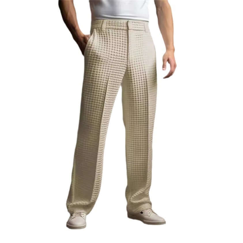 Men's Waffle Business Casual Pants