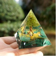 Natural Orgonite Reiki Energy Generator Healing Crystal