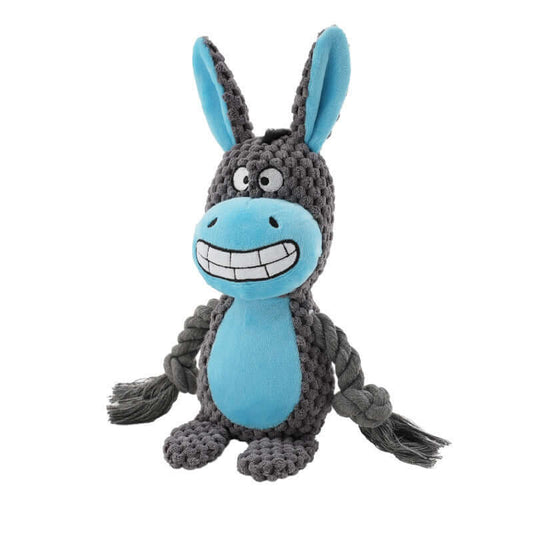 Furry friends will have endless hours of joy and stimulation. This interactive pet toy emits delightful squeaky sounds that'll entertain your pet for hours.