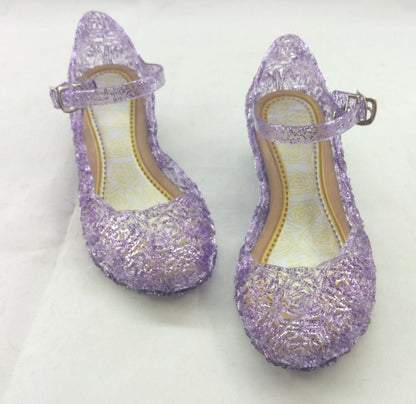 Girl's Crystal Jelly Sandals
