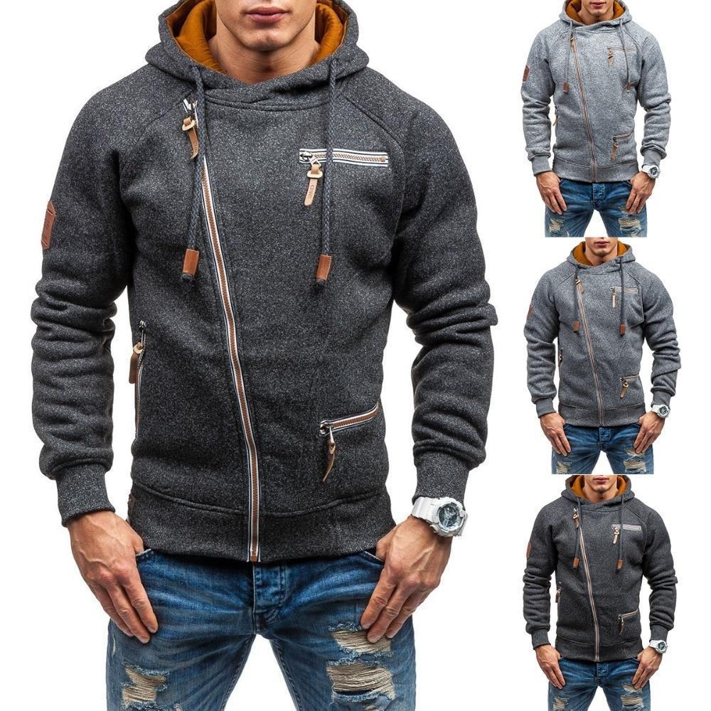 This stylish men's hooded zipper sweater is suitable for any occasion, including work, school, and nights out. S M L XL 2XL 3XL bust 100 105 110 115 120 125 Length 70 71 72 73 74 75 sleeve length 66 67 68 69 70 71 shoulder width 44 46 48 50 52 54