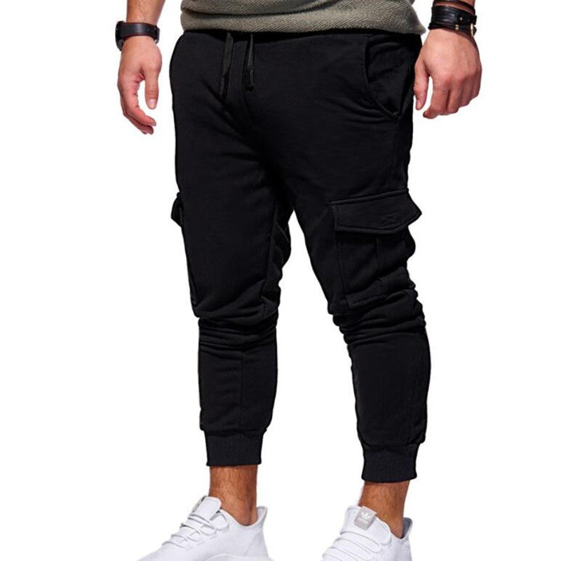 Men's trendy jogger trousers made from stretchy lycra polyester fabric are perfect for casual outings like lunch dates, movie nights, cruises, and even back-to-school activities. Size: M, L, XL, 2XL --, 3XL --, 4XL