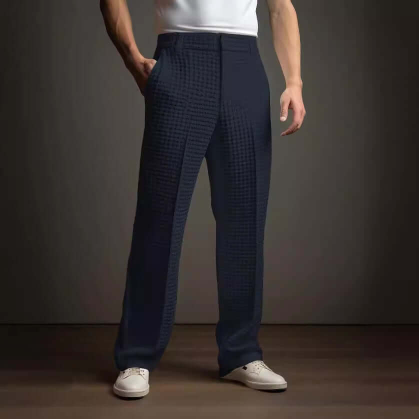 Men's Waffle Business Casual Pants