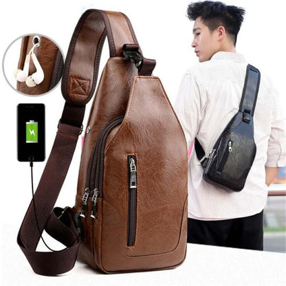 Luxury Men's Vintage Crossbody Bag