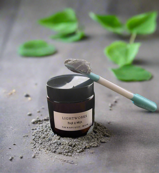 1. Experience the rejuvenating power of our Therapeutic Bentonite Clay Face & Neck Mask. 2. This all-natural mask is specially formulated to deeply cleanse and detoxify your skin, leaving it feeling refreshed and revitalized. 3. Made from pure bentonite c