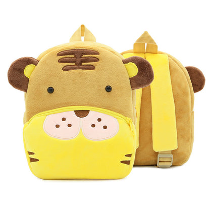 Be ready to grin with this cutie-pie, little one's debut backpack, featuring the most beloved animal cartoon visages. The shoulder straps are nice and broad, leaving plenty of space for storybooks, a lunch box, and whatever toys your kid can't leave home