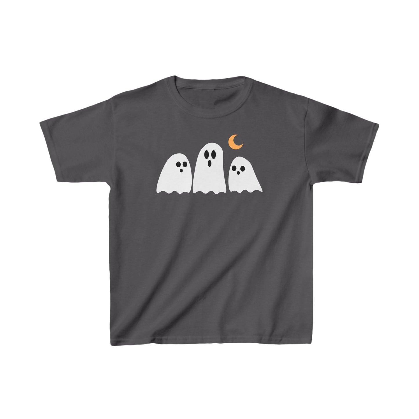 This vintage-inspired Ghost Kids Tee, made from soft, midweight US cotton, offers a sophisticated and timeless style suitable for everyday wear. Its crew neckline and pearlized tear-away labels add to its luxurious feel, while its ethical and sustainable