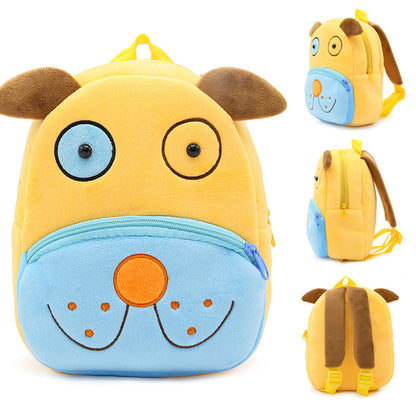 Be ready to grin with this cutie-pie, little one's debut backpack, featuring the most beloved animal cartoon visages. The shoulder straps are nice and broad, leaving plenty of space for storybooks, a lunch box, and whatever toys your kid can't leave home