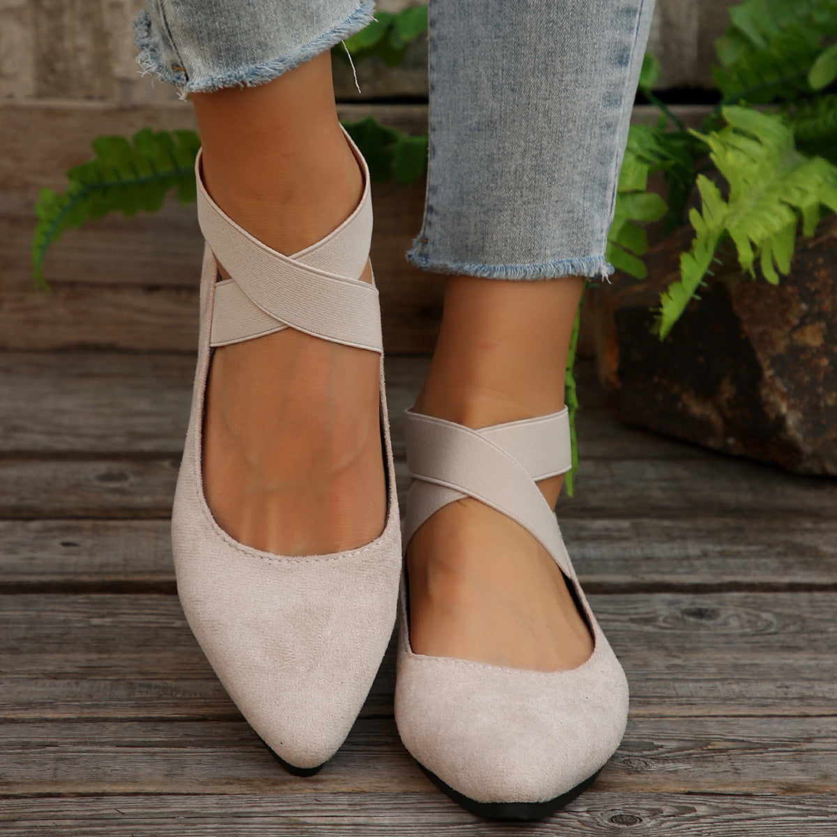 Women's Casual Strappy Loafer Shoes