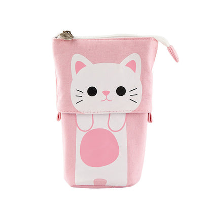 Tap into your inner child with this dual-use Canvas Animal Pencil - Phone Case. Whether you're heading back to school or just looking for a playful accessory, this case will add a touch of fun to your everyday life! 17cm*8cm*12cm 7"X3"X5"W