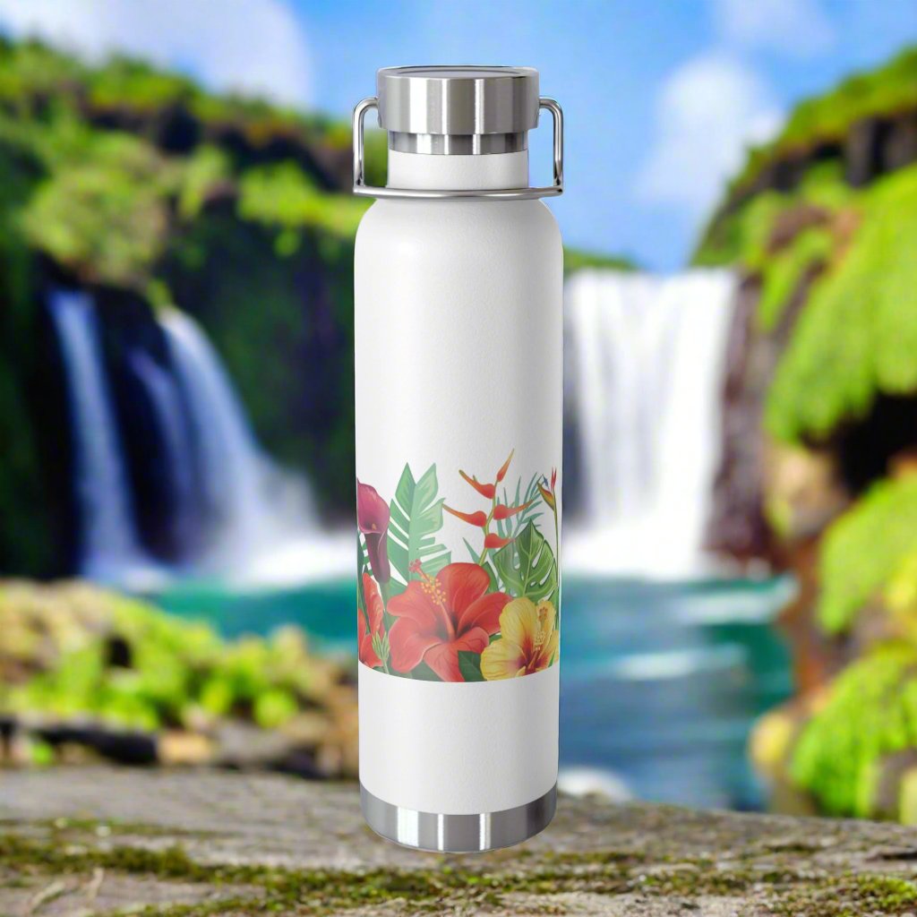 Yoga Lover Gift Travel Companion Stay Hydrated Outdoor Enthusiast Nature Inspired Insulated Bottle Gift for Her Flower Lover Gift Floral Garden Eco-Friendly Choice Copper Vacuum Birthday Gift Idea22oz Capacity workout work from home gift for coworker Hiking Essential gym gym water bottle