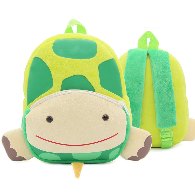 Be ready to grin with this cutie-pie, little one's debut backpack, featuring the most beloved animal cartoon visages. The shoulder straps are nice and broad, leaving plenty of space for storybooks, a lunch box, and whatever toys your kid can't leave home