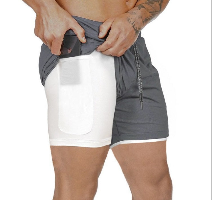 Quick Drying Compression Shorts with pocket