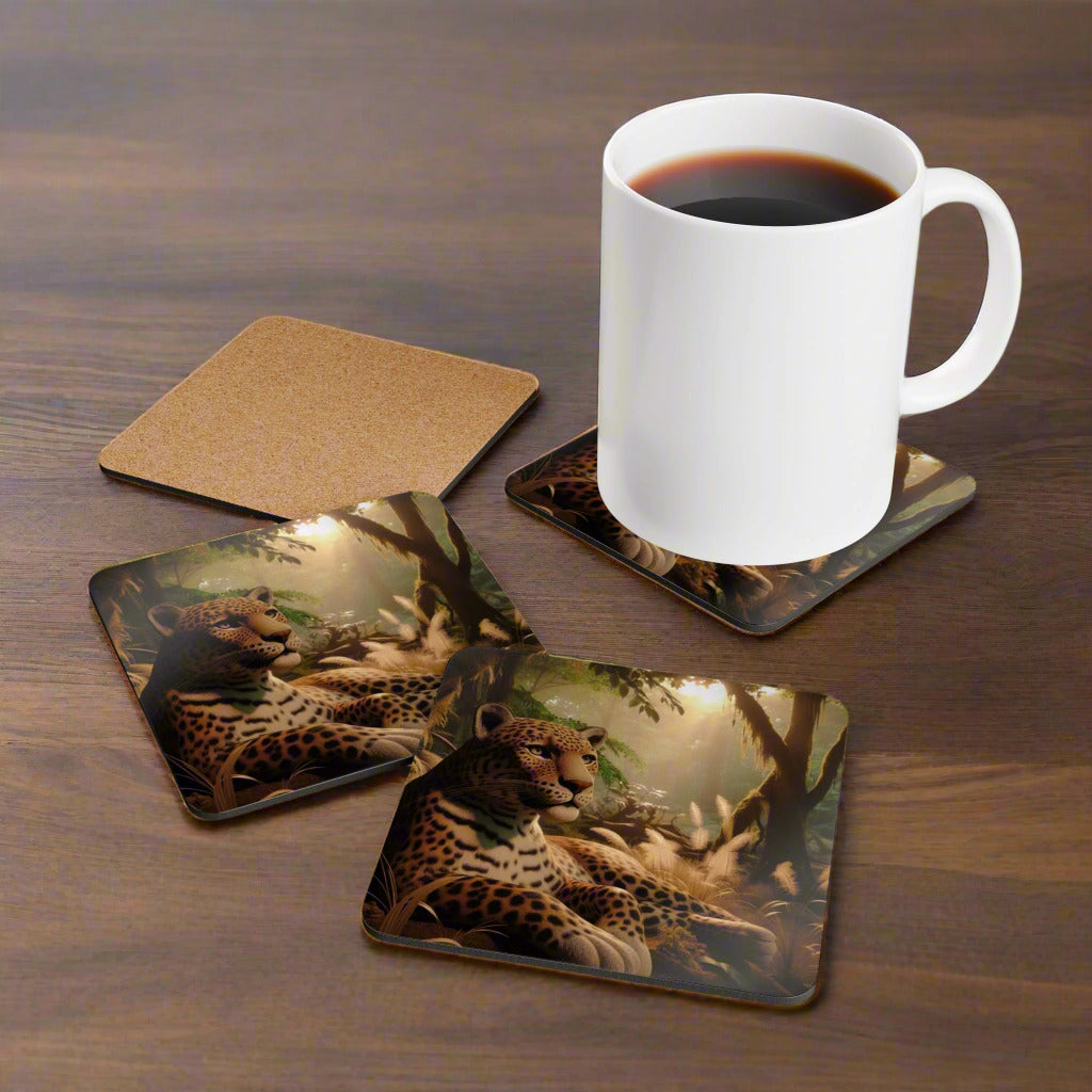 Leopard - Coaster Set