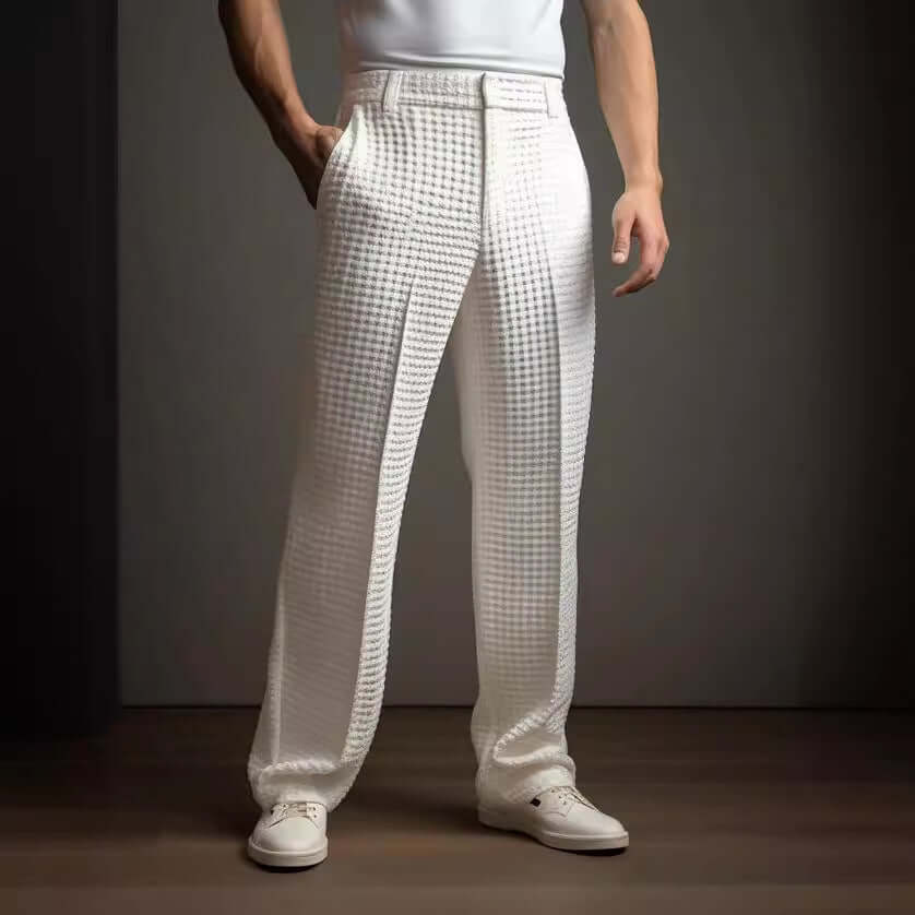 Men's Waffle Business Casual Pants