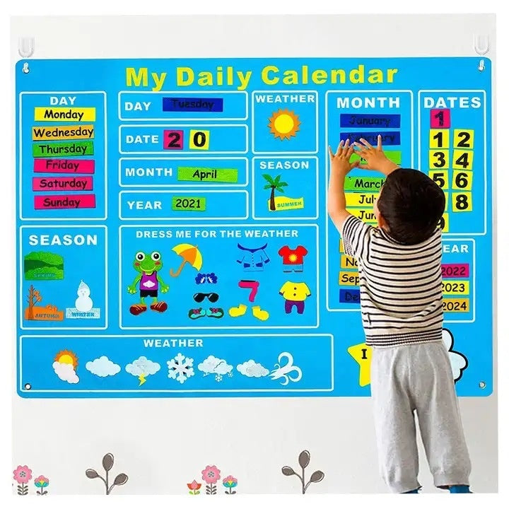 Unleash your child's creativity with these 3-dimensional felt boards! They can play show & tell, color printing dinosaurs on the storyboard, and explore various themes like stars, the ocean, the farm, the zoo, insects, and more! The possibilities are endl