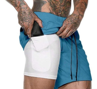 Quick Drying Compression Shorts with pocket