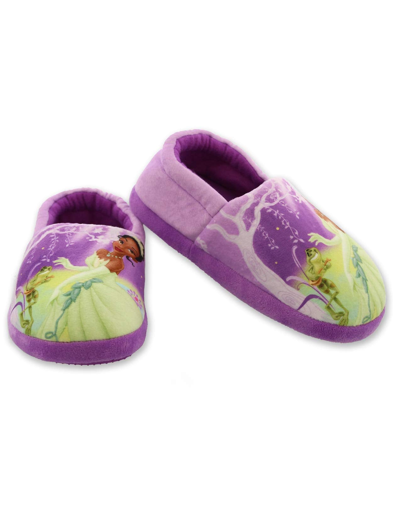 disney girls shoe, girl's slipper, princess tiana gir's slippers,