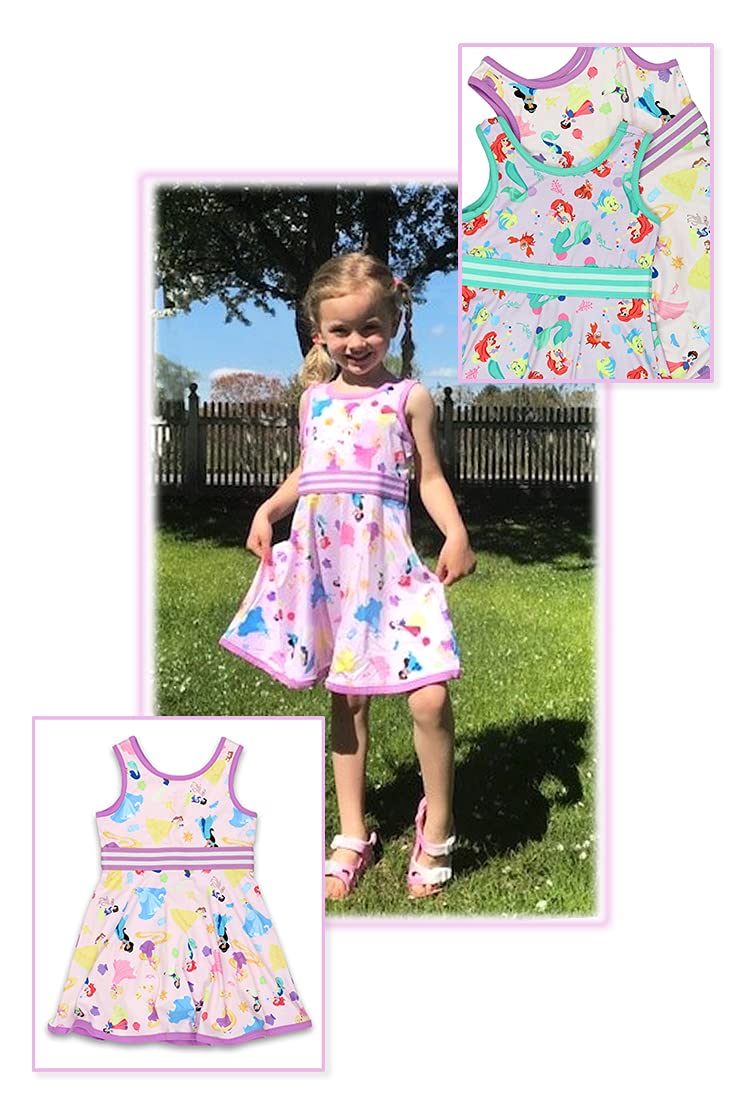 "Sponsored" Brand: Disney Color: Pink/Purple Details: DescriptionGet your little darling ready for any day in this super cute toddler girl's Disney Princess fit and flare dress! This adorable dress includes a buttery soft polyester fabric, a stretchy elas